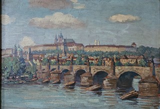 Josef Václav Barnet (1907 - 1990) - Karlův most