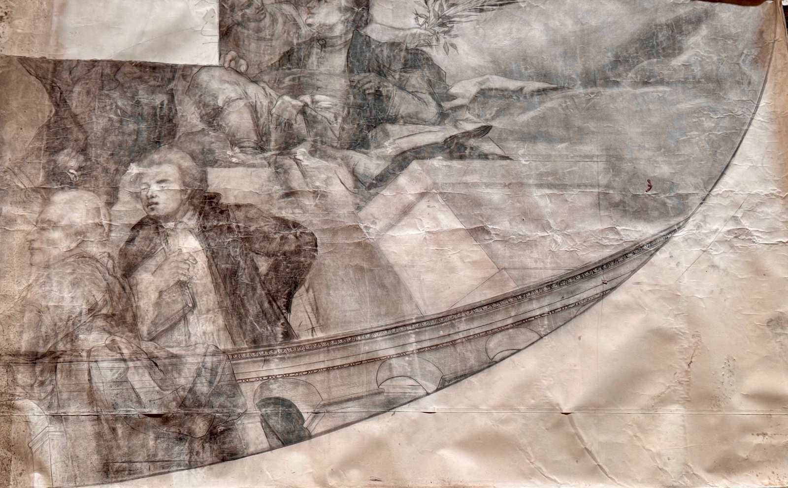 Alegorie hudby - velý formát 178x280 cm
