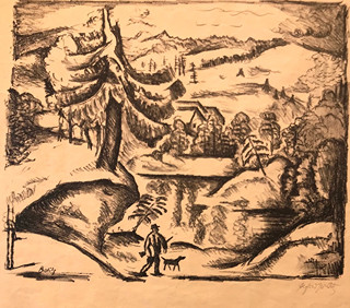 Alfréd Justitz (1879 - 1934) - Krajina