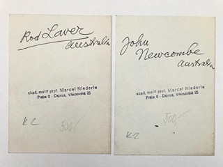 Niederle Marcel (1898 - 1990) - John Newcombe, Rod Laver