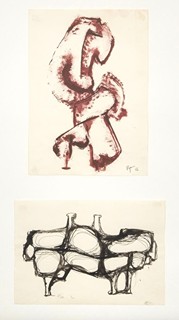#1509 Jiří Bradáček (1922 - 1984) - Skici pro plastiku