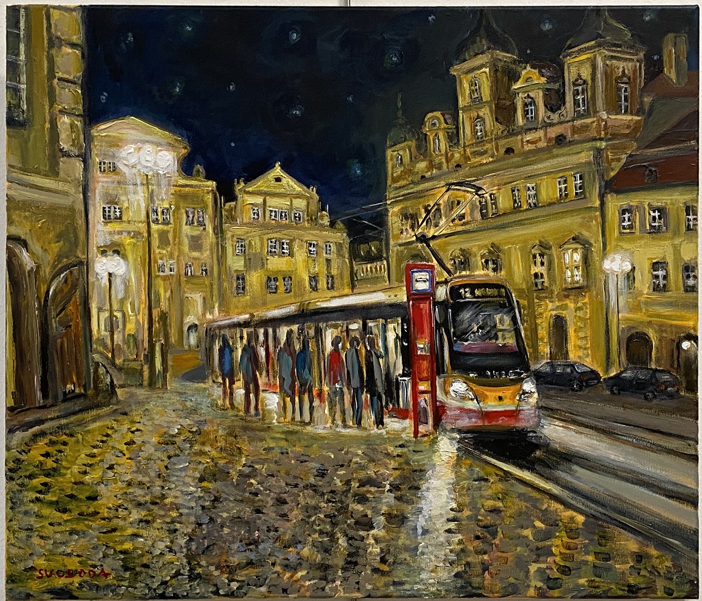 Jaroslav Jerry Svoboda - Tramvaj na Malostranském náměstí