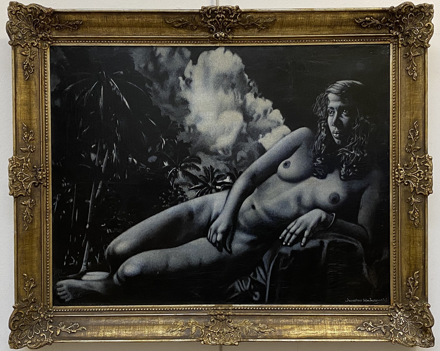 Jaroslav Hněvkovský (1884 - 1956) - Indická Venuše ( Měsíčná noc na pobřeží Travancore )