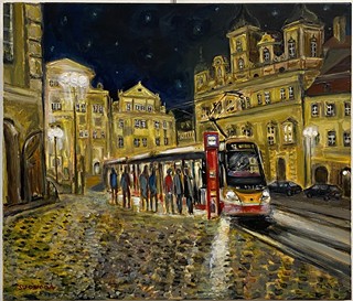 Jaroslav Jerry Svoboda - Tramvaj na Malostranském náměstí