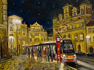 Jaroslav Jerry Svoboda - Tramvaj na Malostranském náměstí