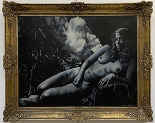Jaroslav Hněvkovský (1884 - 1956) - Indická Venuše ( Měsíčná noc na pobřeží Travancore )