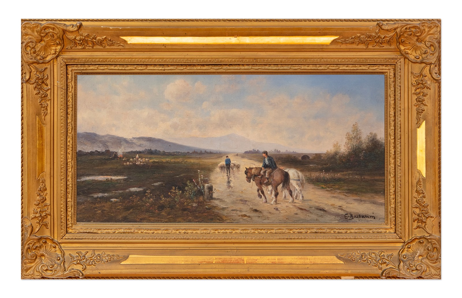 Emil Barbarini (1855 - 1930) - Krajina s pastevci