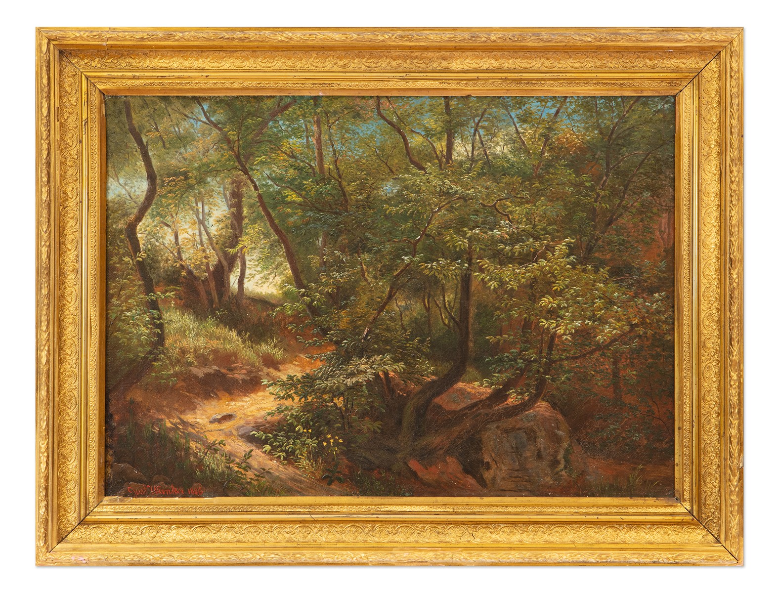 Gustav Wanka (1825*) - Lesní interiér
