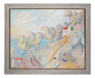Václav Pavlík (1901 - 1966) - Mořská krajina u Monte Carla