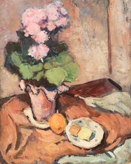 Jaroslav Pokorný (1904) - Zátiší s kyticí