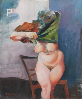 Rudolf Hocke (1938*) - Akt se židlí