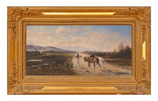 Emil Barbarini (1855 - 1930) - Krajina s pastevci