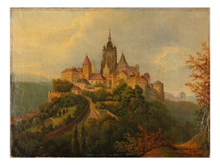 Vilém Ströminger (1845 - 1901) - Pražský hrad