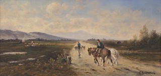 Emil Barbarini (1855 - 1930) - Krajina s pastevci