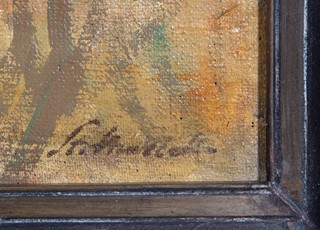 Stanislav Hudeček (1872 - 1947) - Krajina s rybníčkem