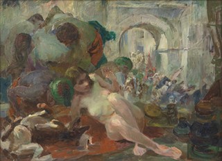 František Jakub (1875 - 1940) - Výjev ze starověkého Říma