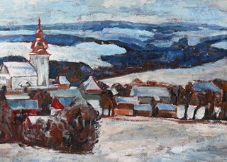 Josef Drha (1912 - 2009) - Zima