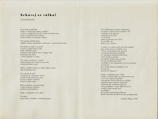 Toyen (1902 - 1980) - Schovej se válko! / Toyen