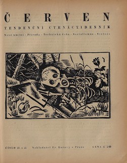 Bohumil Kubišta (1884 - 1918) - Červen. Ročník 1 (1918-1919) / přílohy Josef Čapek, Vlastislav Hofman, Pravoslav Kotík, Bohumil Kubišta, Václav Špála, Karel Teige, Alois Wachsman a Jan Zrzavý