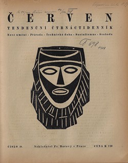 Bohumil Kubišta (1884 - 1918) - Červen. Ročník 1 (1918-1919) / přílohy Josef Čapek, Vlastislav Hofman, Pravoslav Kotík, Bohumil Kubišta, Václav Špála, Karel Teige, Alois Wachsman a Jan Zrzavý