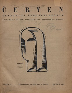 Bohumil Kubišta (1884 - 1918) - Červen. Ročník 1 (1918-1919) / přílohy Josef Čapek, Vlastislav Hofman, Pravoslav Kotík, Bohumil Kubišta, Václav Špála, Karel Teige, Alois Wachsman a Jan Zrzavý
