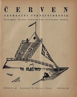 Bohumil Kubišta (1884 - 1918) - Červen. Ročník 1 (1918-1919) / přílohy Josef Čapek, Vlastislav Hofman, Pravoslav Kotík, Bohumil Kubišta, Václav Špála, Karel Teige, Alois Wachsman a Jan Zrzavý
