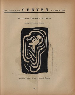 Bohumil Kubišta (1884 - 1918) - Červen. Ročník 1 (1918-1919) / přílohy Josef Čapek, Vlastislav Hofman, Pravoslav Kotík, Bohumil Kubišta, Václav Špála, Karel Teige, Alois Wachsman a Jan Zrzavý