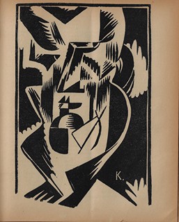 Bohumil Kubišta (1884 - 1918) - Červen. Ročník 1 (1918-1919) / přílohy Josef Čapek, Vlastislav Hofman, Pravoslav Kotík, Bohumil Kubišta, Václav Špála, Karel Teige, Alois Wachsman a Jan Zrzavý