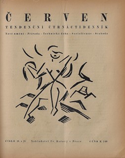 Bohumil Kubišta (1884 - 1918) - Červen. Ročník 1 (1918-1919) / přílohy Josef Čapek, Vlastislav Hofman, Pravoslav Kotík, Bohumil Kubišta, Václav Špála, Karel Teige, Alois Wachsman a Jan Zrzavý