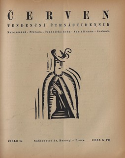 Bohumil Kubišta (1884 - 1918) - Červen. Ročník 1 (1918-1919) / přílohy Josef Čapek, Vlastislav Hofman, Pravoslav Kotík, Bohumil Kubišta, Václav Špála, Karel Teige, Alois Wachsman a Jan Zrzavý