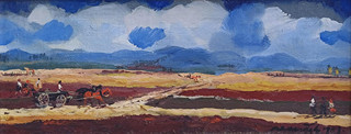 Július Nemčík (1909 - 1986) - Polní cesta