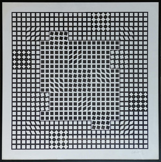 Victor Vasarely (1906 - 1997) - Bez názvu (velký formát)
