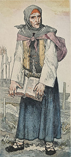 Jaroslav Vodrážka (1894 - 1984) - Husitská žena s biblí