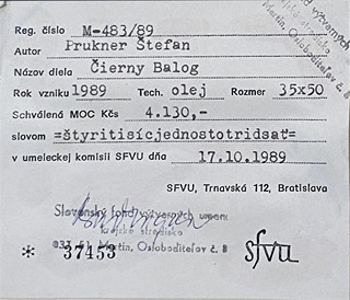 Štefan Prukner (1931 - 2011) - Černý Balog