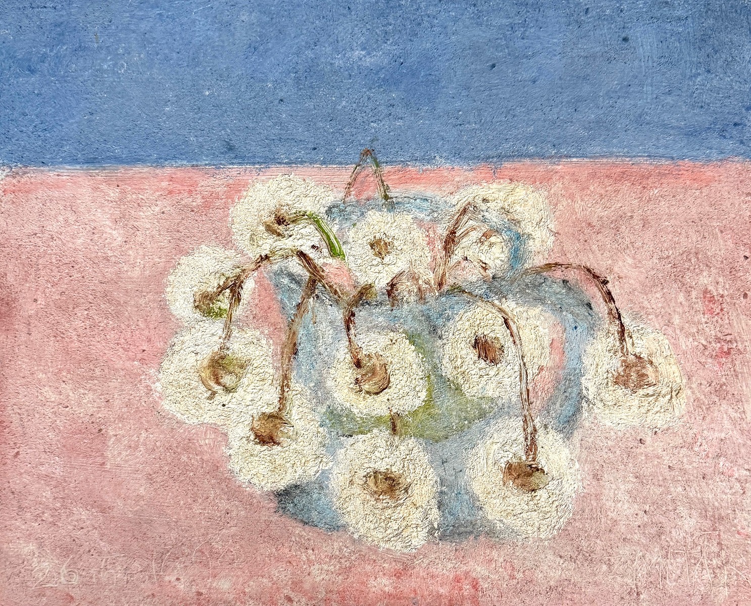 Ernest Zmeták (1919 - 2004) - Zátišie s púpavami