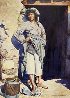 ADOLF KÖRBER (1887-1967) - Pred domom
