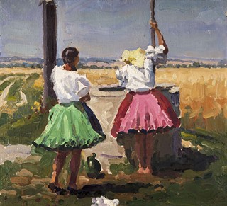 Jozef Teodor Mousson (1887 - 1946) - Pri studni