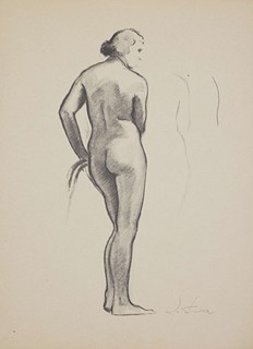 ĽUDOVÍT FULLA (1902-1980) - Akty (náčrtníky umelcov)