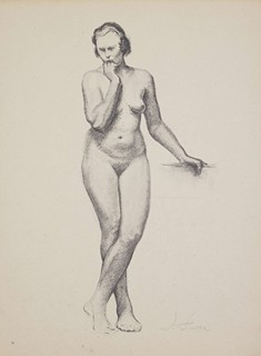 ĽUDOVÍT FULLA (1902-1980) - Akty (náčrtníky umelcov)