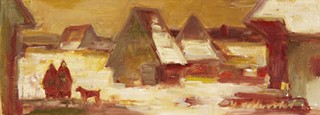 MÁRIA MEDVECKÁ (1914-1987) - Oravská dedina