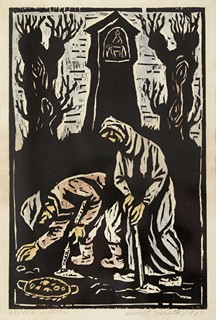 ERNEST ZMETÁK (1919-2004) - Robota – Vykopávanie zemiakov