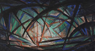 ALEX MLYNÁRČIK (1934-2018) - Železničný most pri celulózke (Žilina)