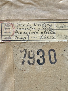 Jaromír Jindra (1895 - 1984) - Pankrácká ulička