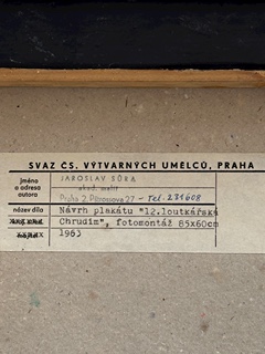 Jaroslav Sůra (1929 - 2011) - Návrh plakátu „12. loutkařská Chrudim”