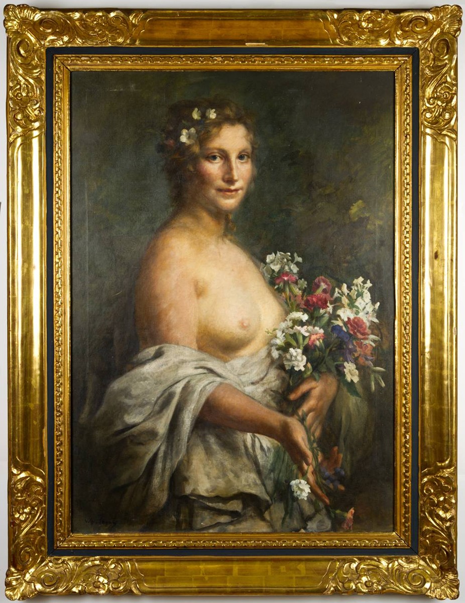 LADY WITH FLOWERS