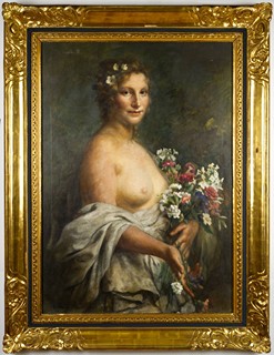 LADY WITH FLOWERS