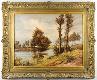 LANDSCAPE WITH A RIVER