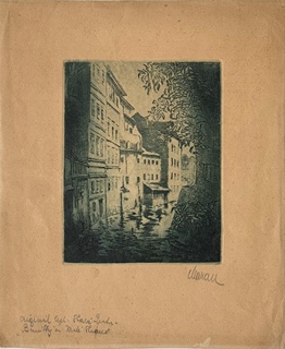 Stanislav Gustav Maran (1886 - 1983) - Stará Praha Benátky na Malé Straně