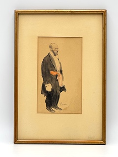 Naske František Xaver (1884 - 1959) - Muž s cilindrem