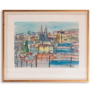 Šíma Ladislav (1885 - 1956) - Pohled na město